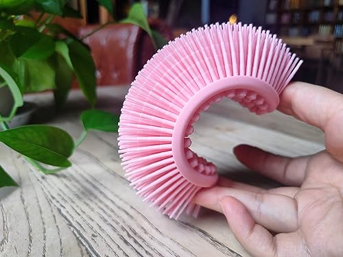 Miniatura 42 de Cepillo sensorial prémium para niños o autismo, exfoliante corporal de silicona suave, cepillos 2 en 1 para terapia ocupacional, esponja