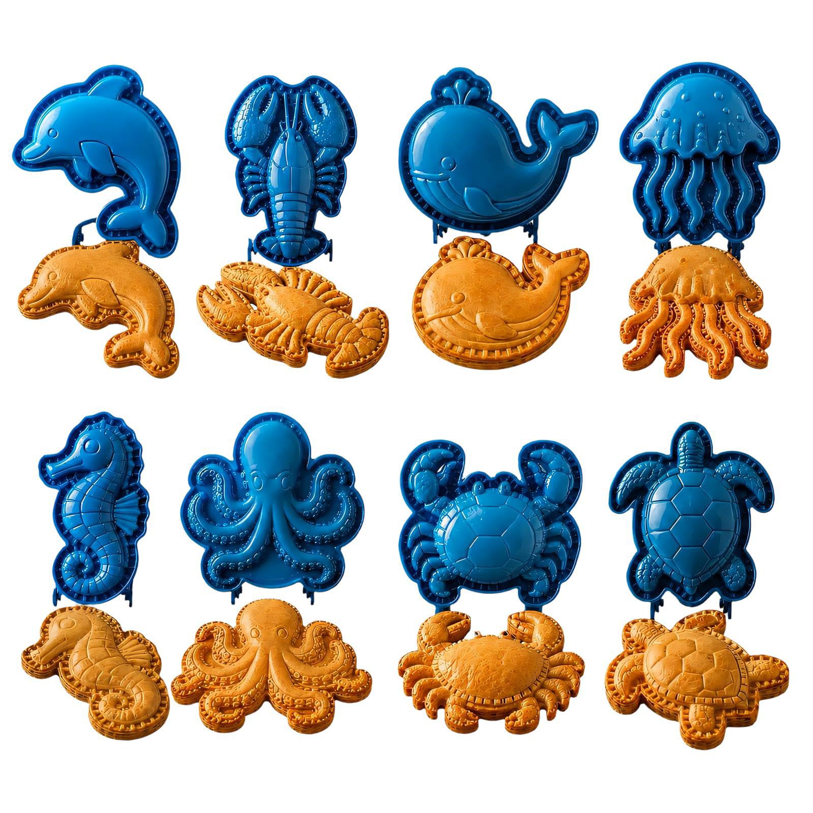 Juego de prensa para tartas de mano de animales, A