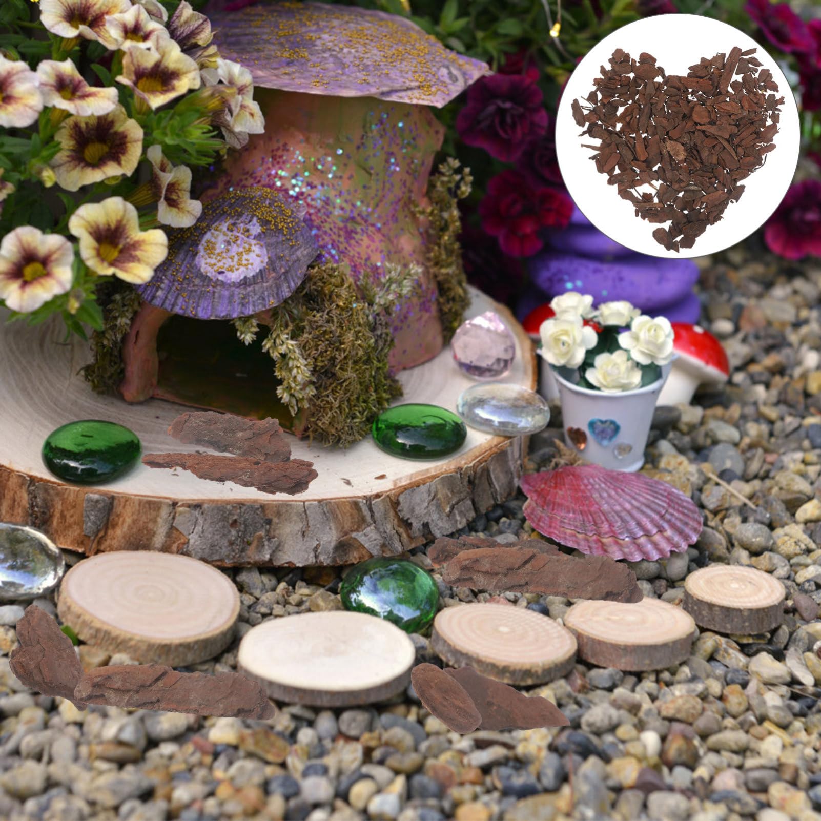 WOONEKY DIY Model Building Kit 50g Bag of Natural Sand Artistic Craft Materials for Dioramas