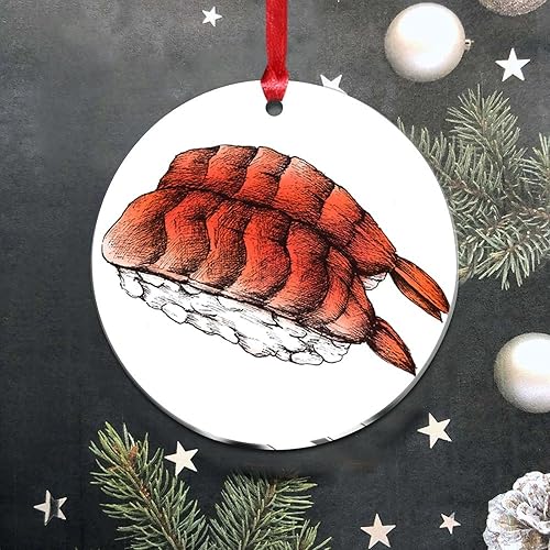 Vista 43 de Grill Master Meat Kebab Adorno de Navidad Deliciosa Comida Sabrosa Hornear Mariposa Árbol de Navidad Adorno Recuerdo Fruta Hamburgo Papas Fritas