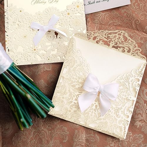 Miniatura 6 de Goefun - 100 hojas de cartulina color crema de 8.5 x 11 pulgadas, papel de impresora de papel marfil de 65 libras para hacer tarjetas, impresión de