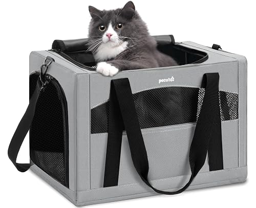 Pecute Stable Cat Carrier (Gray)