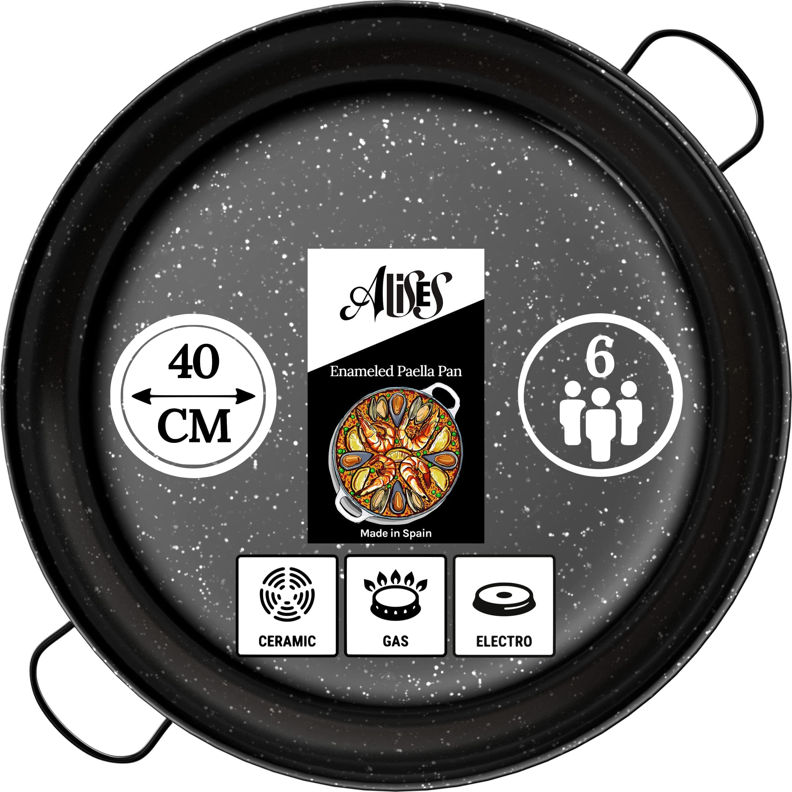 Vaello Campos La Valenciana 70cm Polished Steel Paella Pan Amazon.co.uk Home & Kitchen