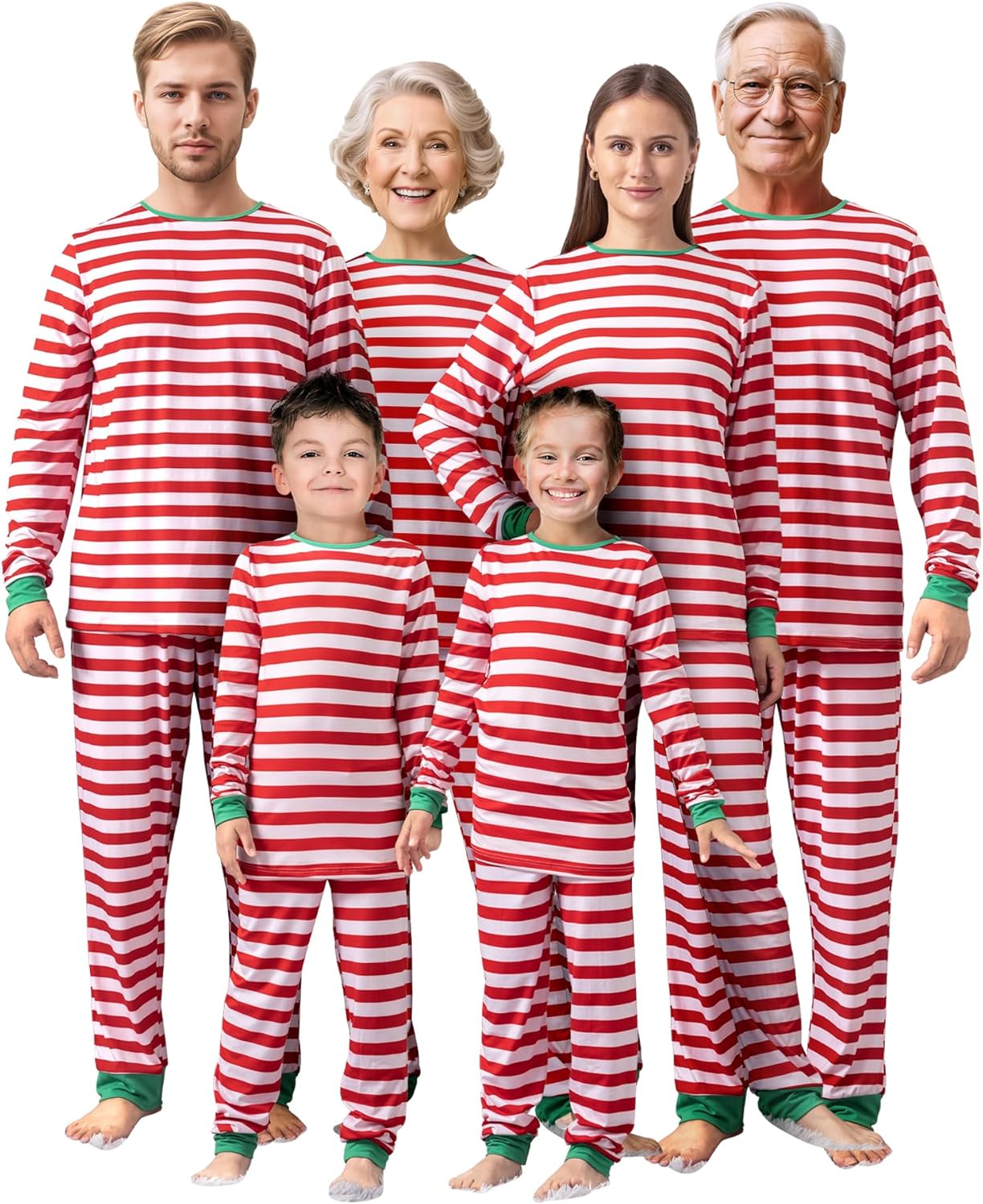 Family Pajamas Christmas Matching Sets Xmas Family Pjs Set Couple Holiday Jammies Women/Men Festival Sleepwear Adult