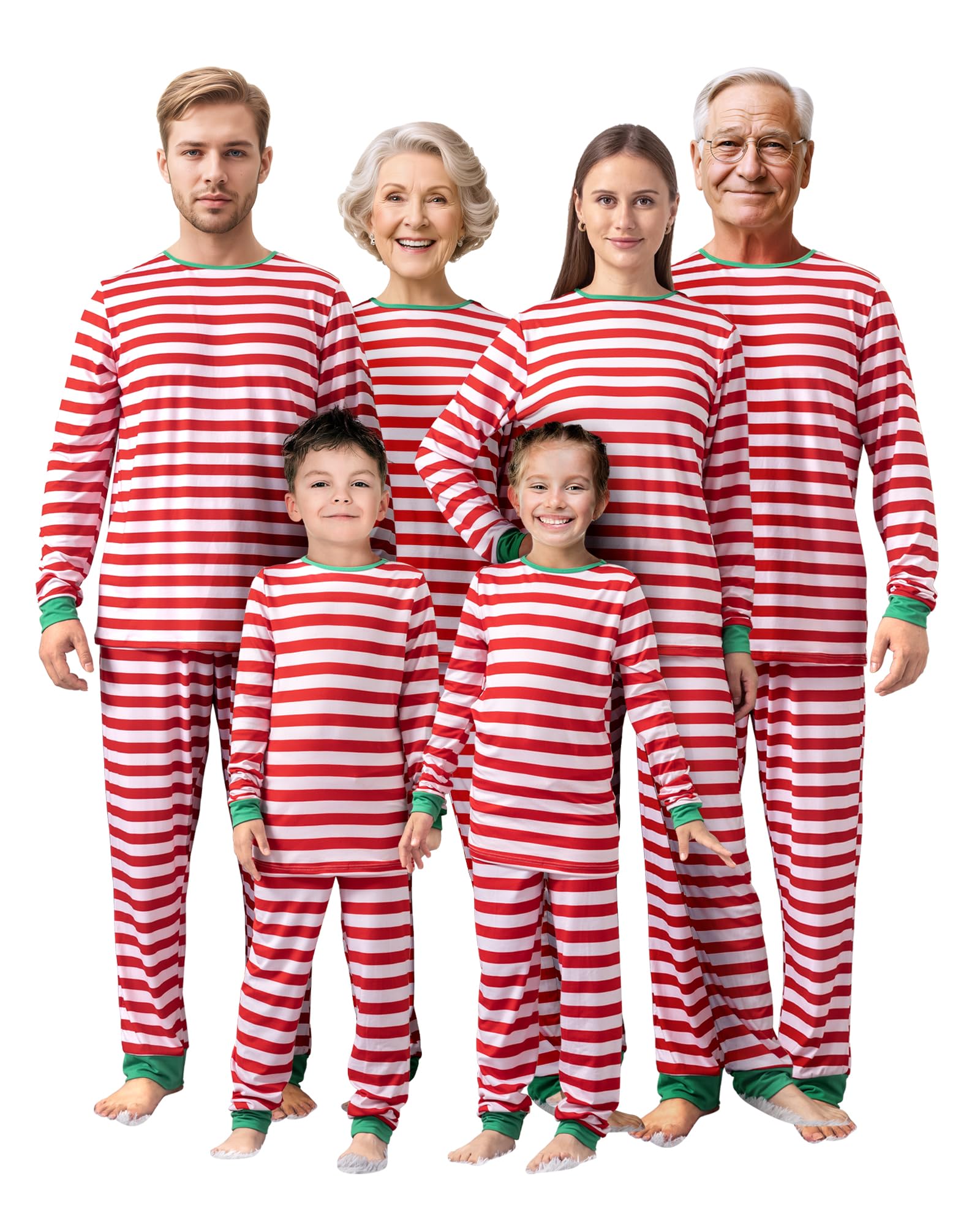 QUNISY Family Pajamas Christmas Matching Sets Xmas Family Pjs Set Couple Holiday Jammies Women/Men Festival Sleepwear Adult