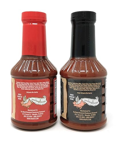 Miniatura 2 de Charlie Vergos Rendezvous - Paquete combinado de salsa barbacoa original y picante (1 libra 2 oz (510 g) cada uno)