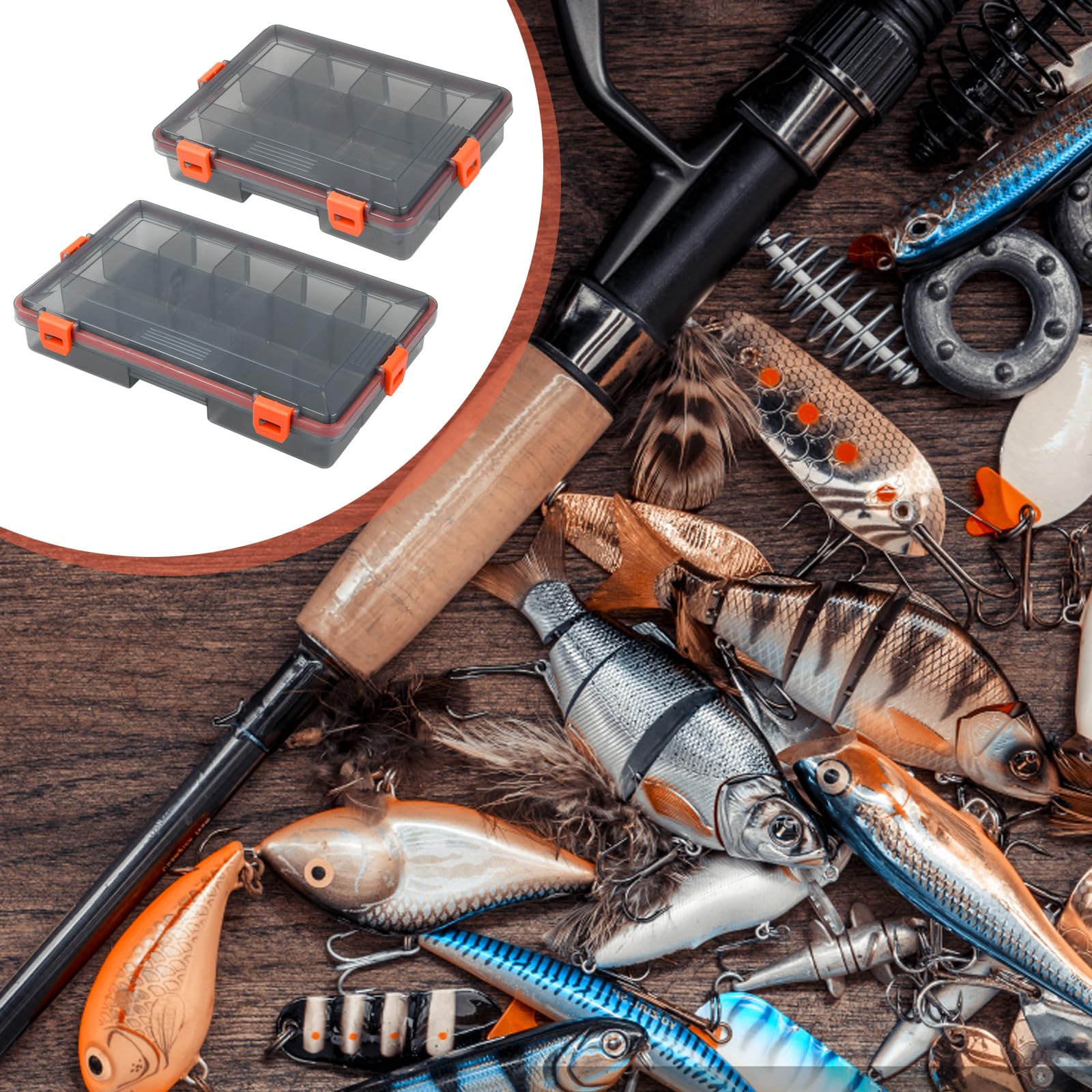 Box Oscillante Doppio Lato Doppio Lato Pilker Spinner Frecce Esca