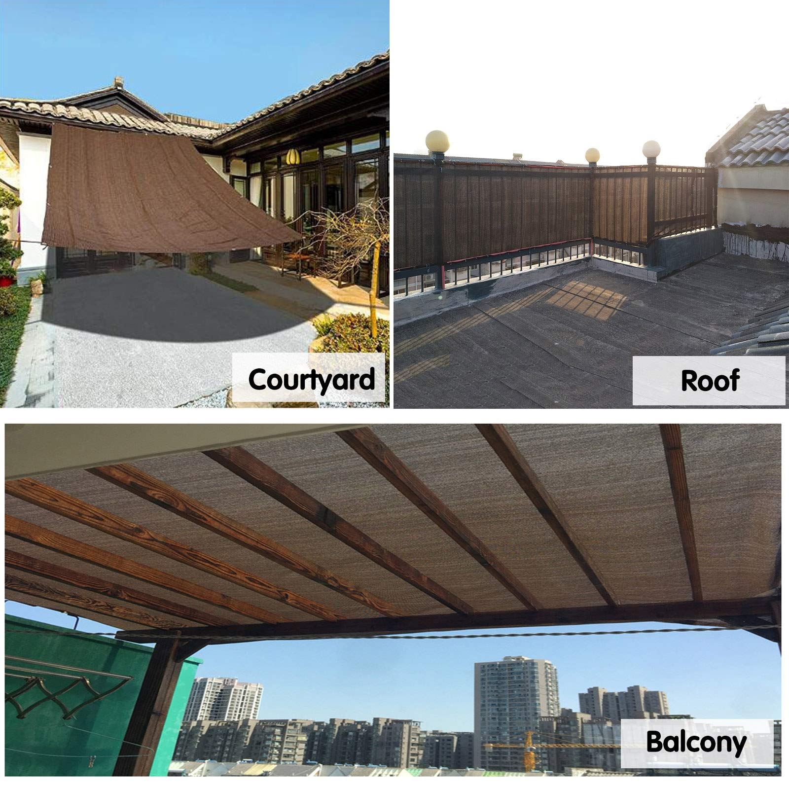 Amazon.co.jp: サンシェード ベランダ 庭 多用途 日よけシート 200 300