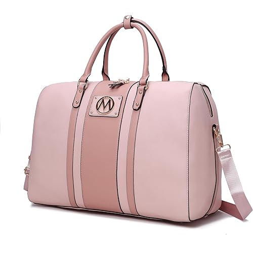 MKF Collection Duffle Bag for Women, Vegan Leather Large Weekender Overnight Sleepover – Carry-on Luggage Hospital Bag By Mia K