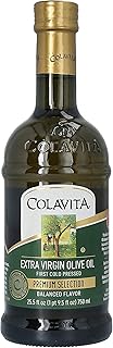 Colavita Extra Virgin Olive Oil, First Cold Pressed, 25.5 Fl Oz (Pack of 1), Glass Bottle