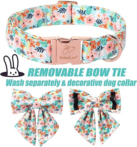 Miniatura 327 de Collar de perro con bandera estadounidense con pajarita, collar patriótico para perros pequeños, medianos y grandes, talla XS