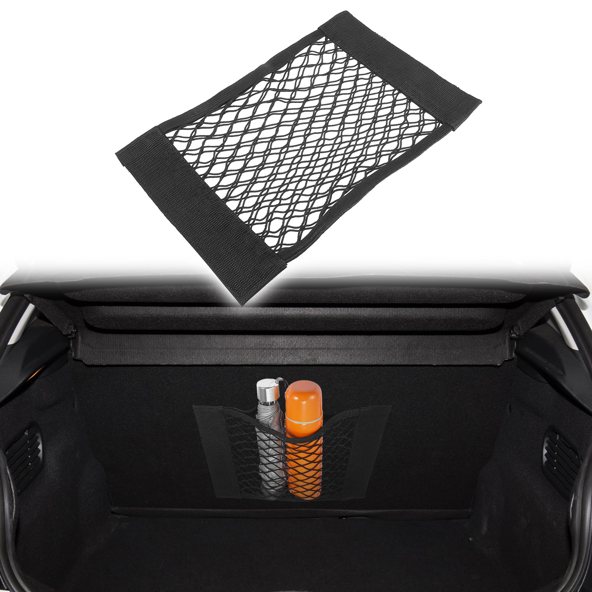 X AUTOHAUX Car Trunk RV Boat Large Cargo Net Storage Mesh Pocket Set 35 - View #7