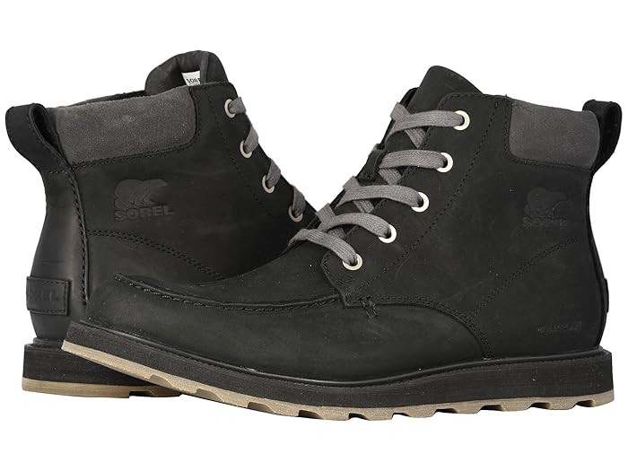 sorel madson moc toe black