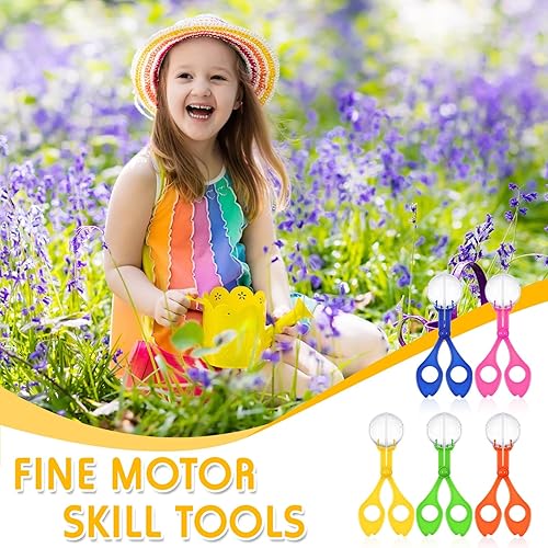 Miniatura 6 de WILLBOND 24 Uds Prácticas Scoopers Pinzas Pinzas Tijeras Multifuncional Exploración Herramientas al aire libre Naturaleza Motor Fino Sensorial Mesa