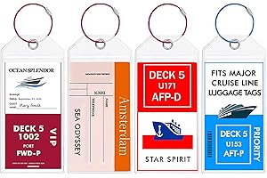 Essential Cruise Must Have: E-Tag Waterproof Luggage Tag Holders