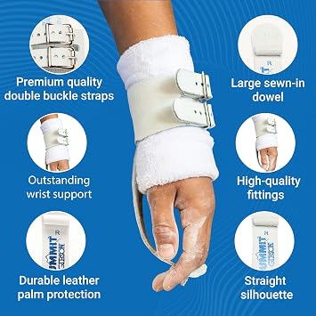 Gibson Athletic Summit Ring Gymnastic Grips for Boys, Durable Leather Grip for Secure Grip, Hand Grips for Early Competitor Gymnasts, Gymnastics Grips for Boys - Made In USA
