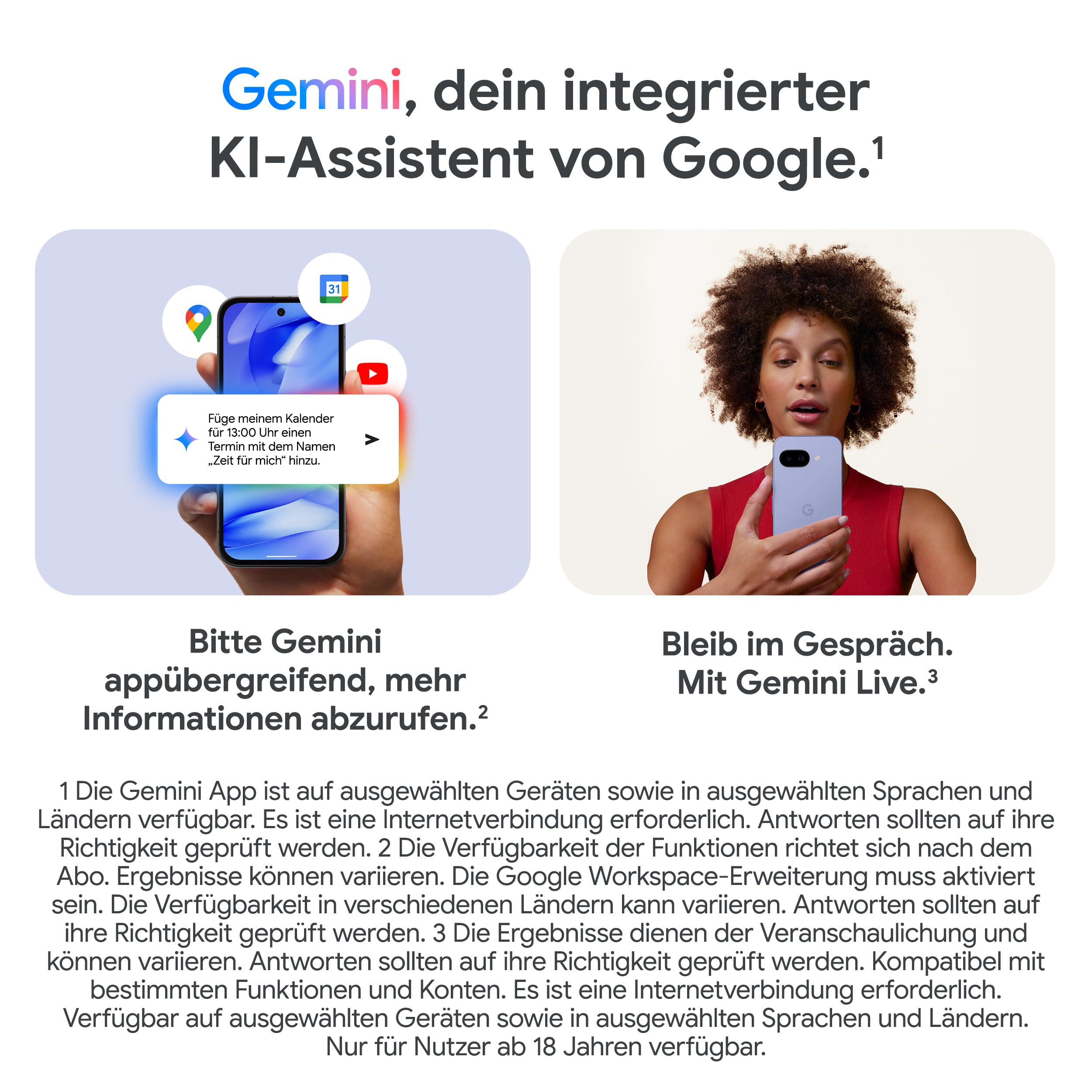 Google Pixel 9a: Android-Smartphone ohne SIM-Lock, mit KI-Kamera, 24 Stunden Akkulaufzeit und leistungsstarken Sicherheitsfunktionen – Iris, 128GB