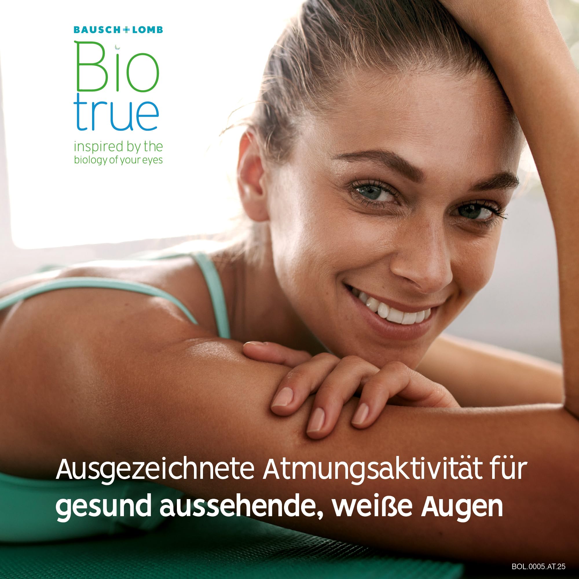 Bausch und Lomb Biotrue ONEday Tageslinsen, sphärische Kontaktlinsen, weich, 90 Stück BC 8.6 mm/DIA 14.2 / -0.75 Dioptrien