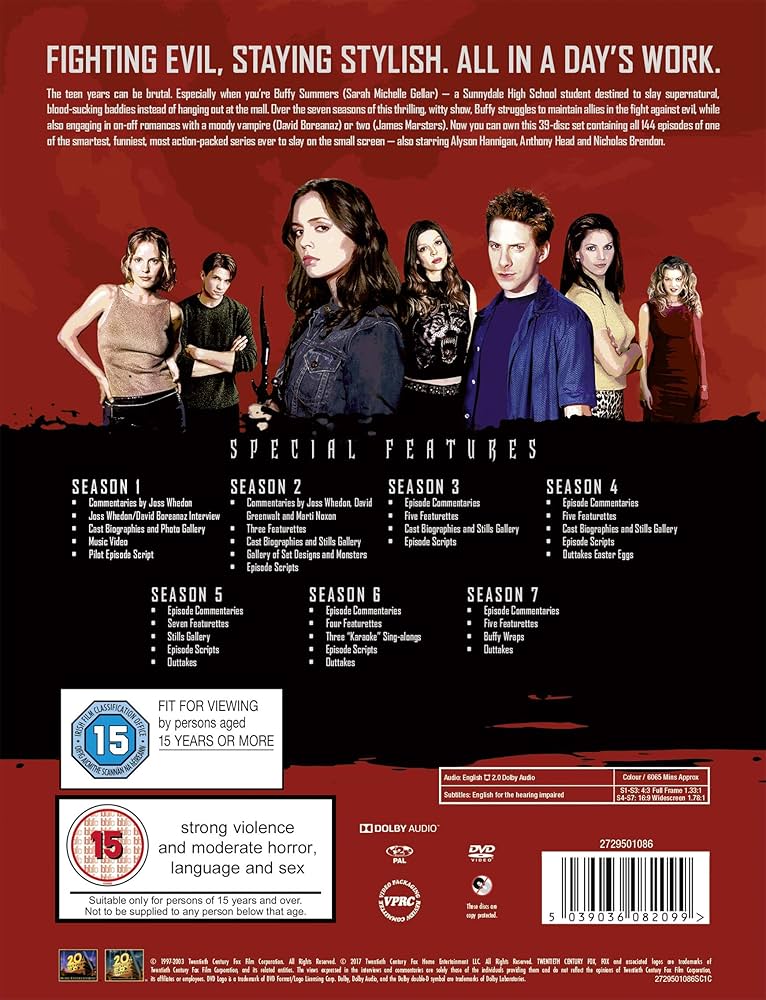 (未使用･未開封品)Buffy the Vampire Slayer: The Complete Series [Region 2] Amazon.co.jp: Buffy the Vampire Slayer: The Complete Series