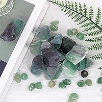 Vista 5 de Cristales en bruto de piedra de fluorita a granel de 1.1 lb - Piedras naturales crudas para volar, cabbing, rocas fuentes, decoración, pulido