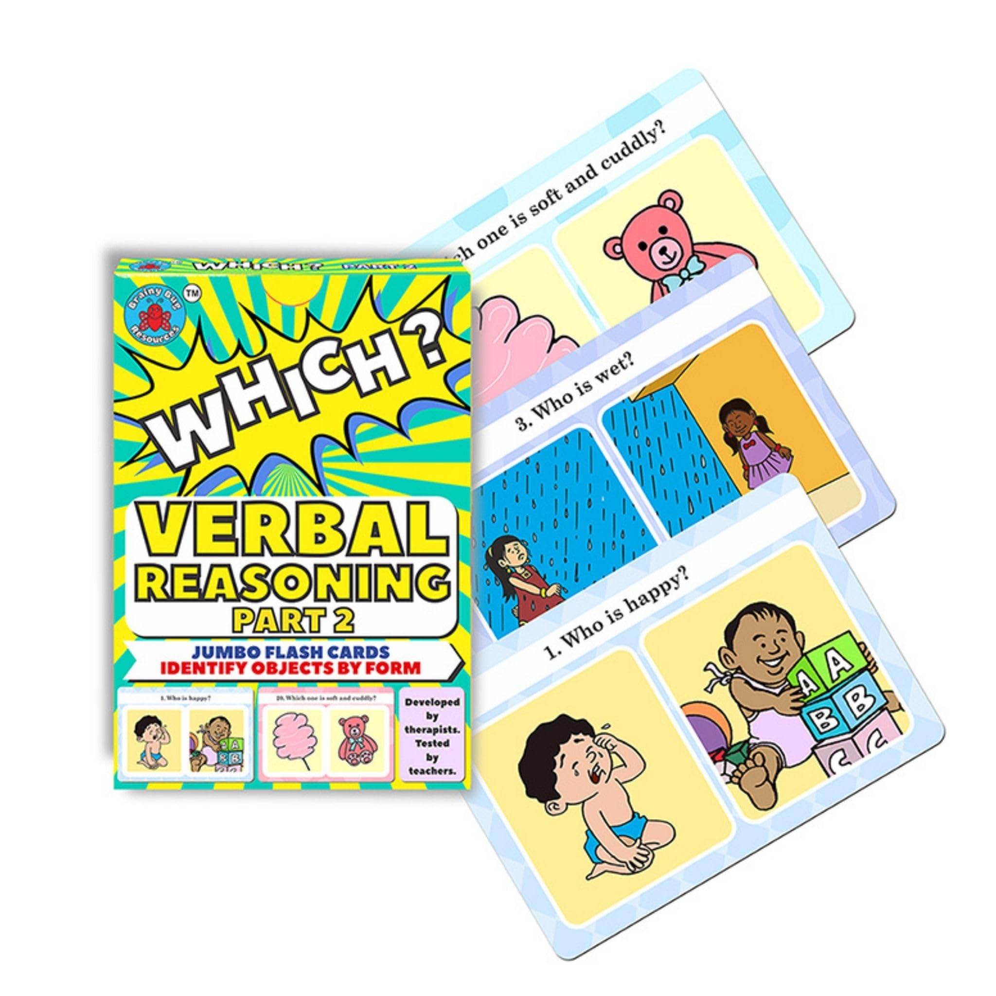 Brainy Bug Resources Flashcards and Child Resources for Teaching Language_Skills Educational Flash Cards(Answer 'Which?' - Verbal Reasoning)-image-17