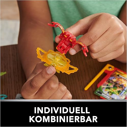 Miniatura 4 de Bakugan Battle - Paquete de 5 unidades, ataque especial Bruiser, Dragonoids, Hammerhead, Nillious figuras de acción giratorias, personalizables,