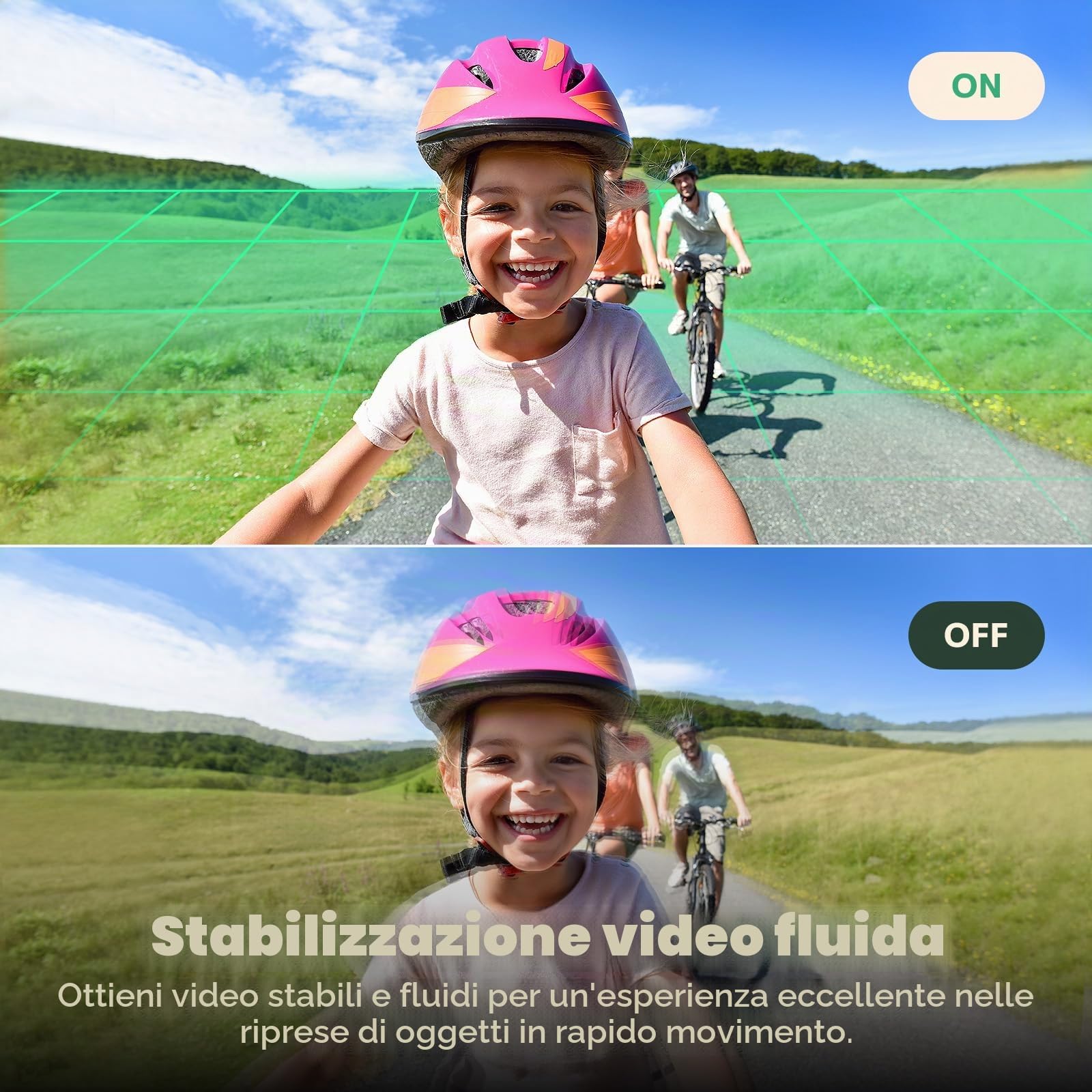 AKASO Mini Action Cam 4K30FPS - Bodycam 64GB Fotocamera Portatile per Vlogging con Impermeabilità 3m, 360 Minuti di Registrazione, Fotocamera POV per Sport, Vlog, Animali Domestici (Keychain3)