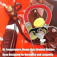 Vista 4 de 510440902 Reemplazo flexible de manguera de drenaje de aceite para todos los modelos de motor FH, FR, FS, FT y FX Kawasaki