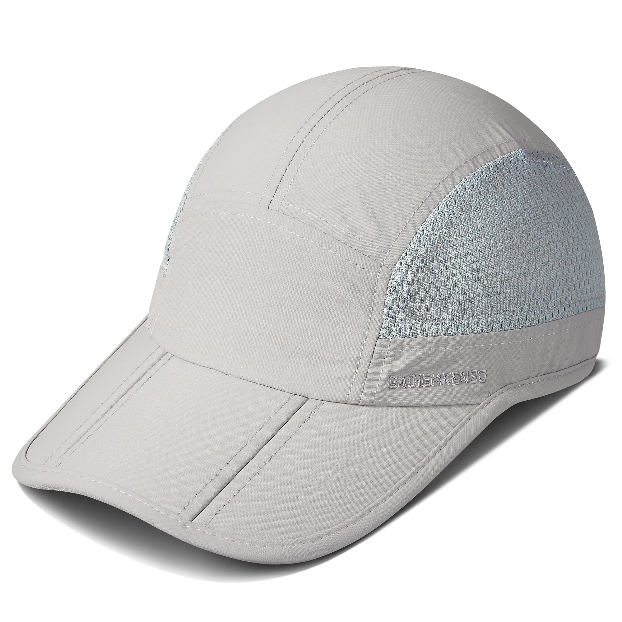 GADIEMKENSD Mens Folding Outdoor Hat Long Brim UPF 50+ Sun Protection