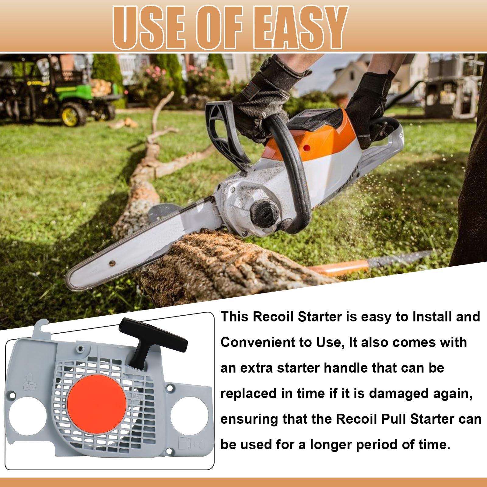 Amazon.com: Recoil Pull Starter, Start Handle Fit For Stihl Ms170