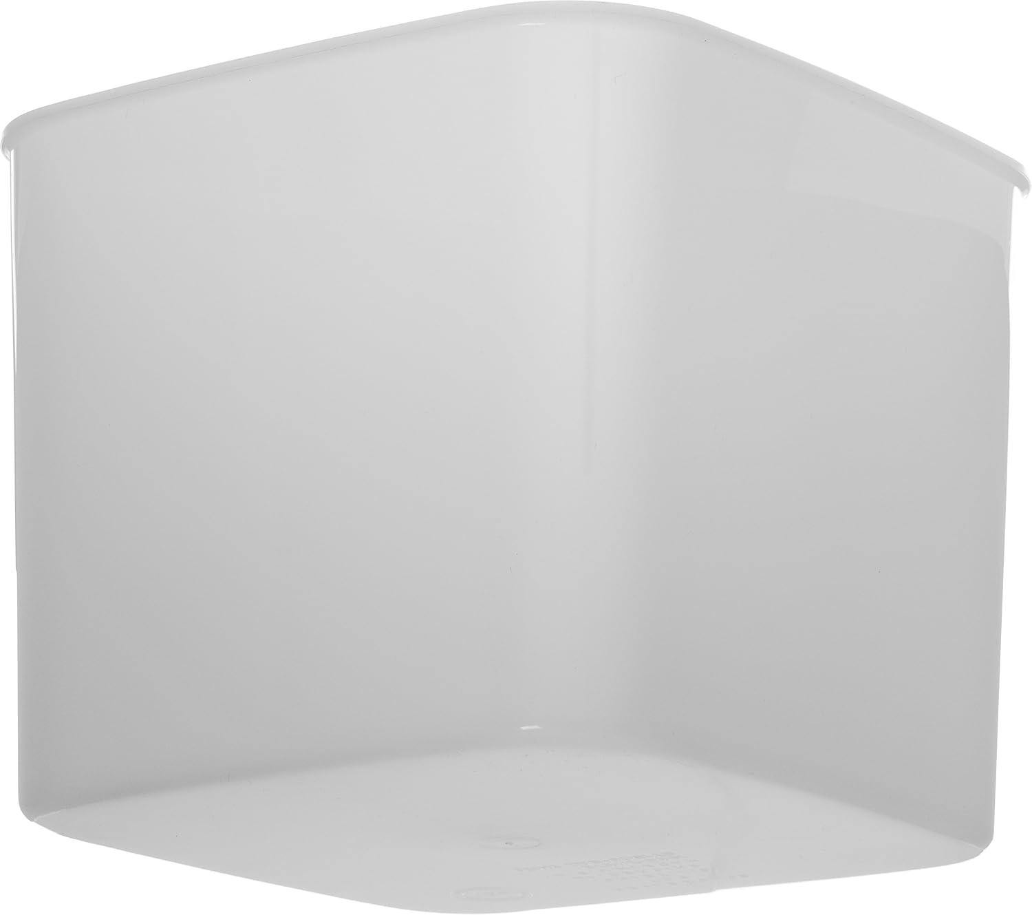 Carlisle FoodService Products Storplus Square Food Storage Container with Stackable Design for Kitchens, Restaurants, Catering, Plastic, 6 Quarts, White