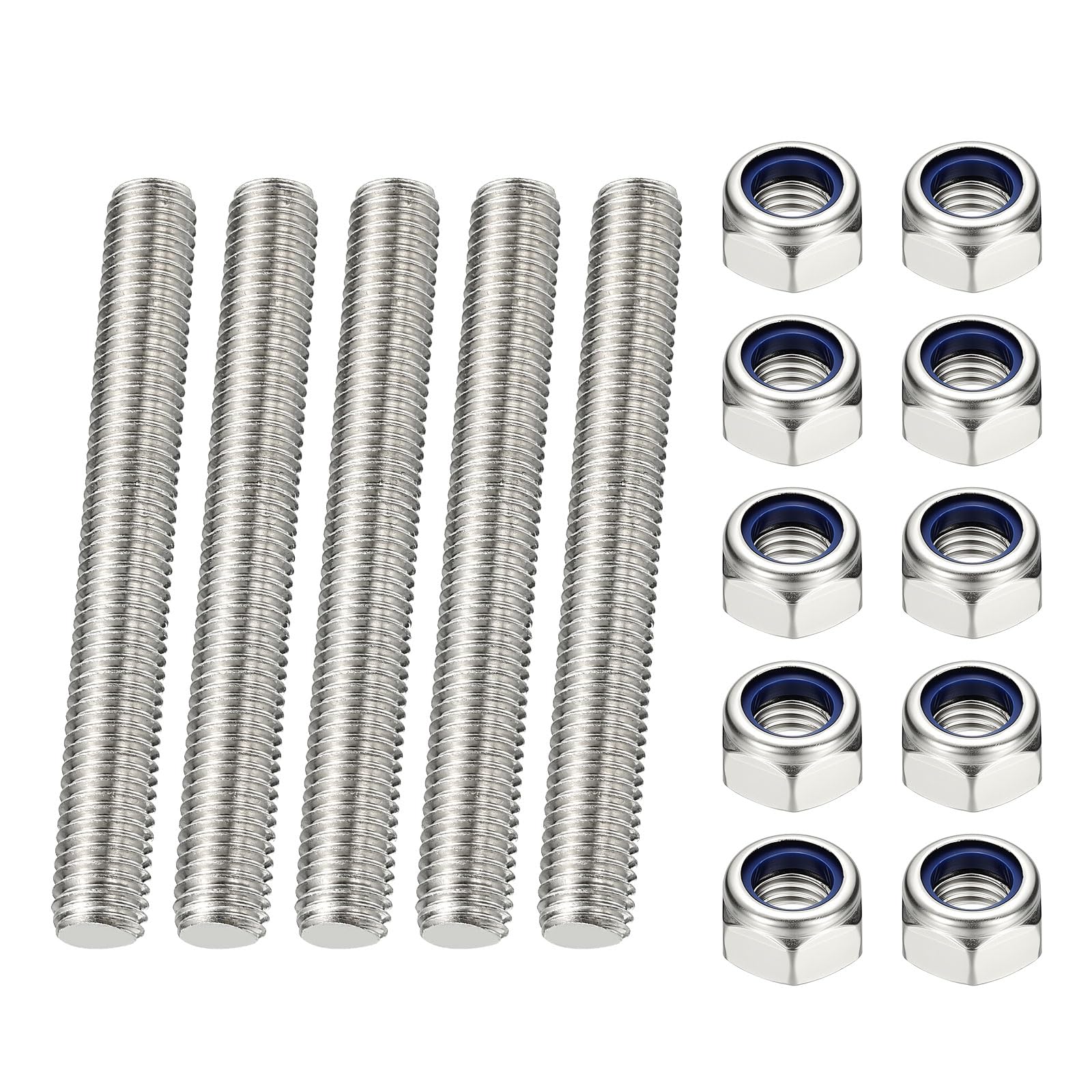 M5 X 250mm Fully Threaded Rod 304 Stainless Steel Right Hand Threads - View #4