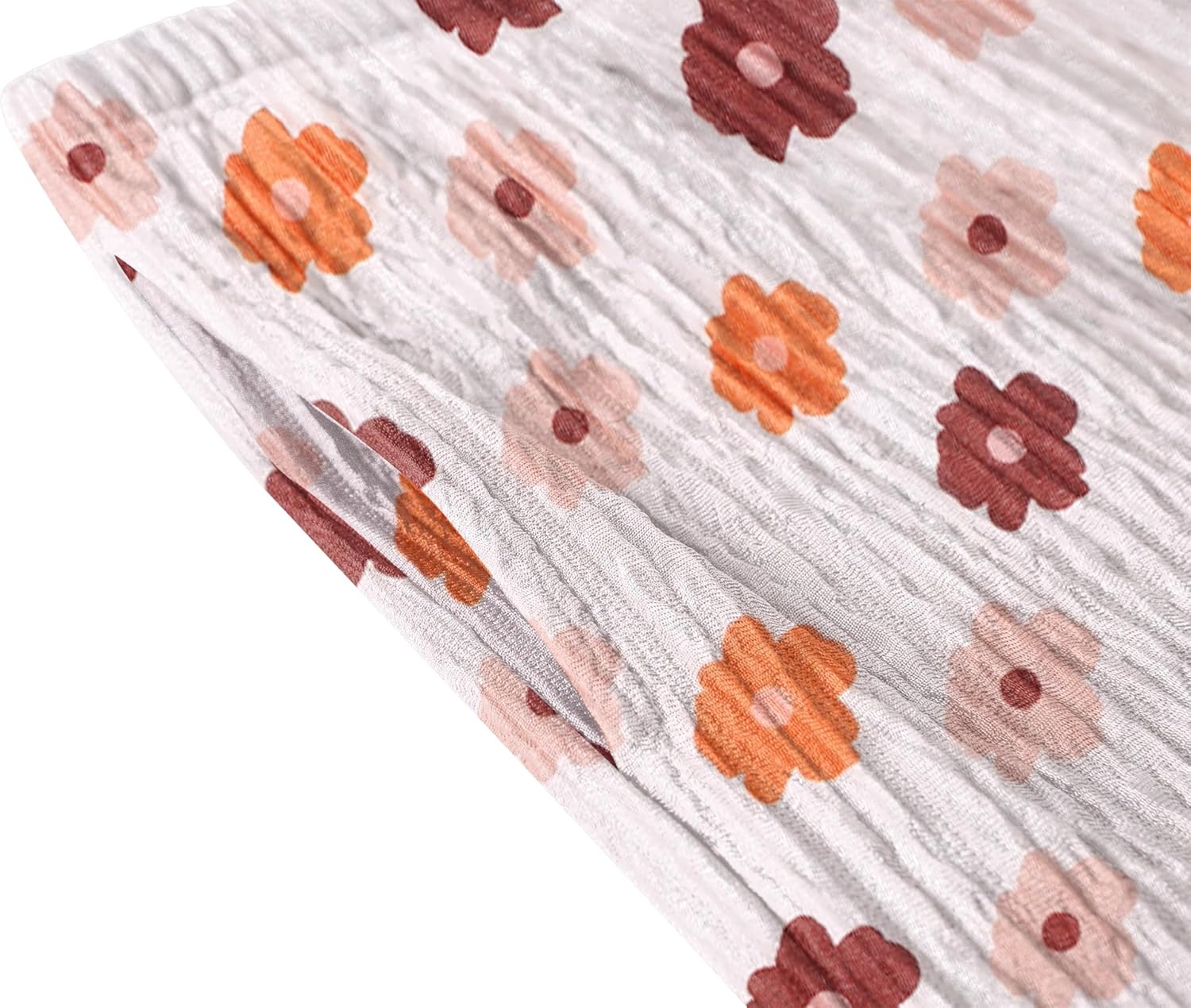 Arshiner Toddler Girl Clothes 2 Piece Summer Outfit Ruffle Sleeveless Top and Shorts Set with Pockets 2-7Y - Image 4