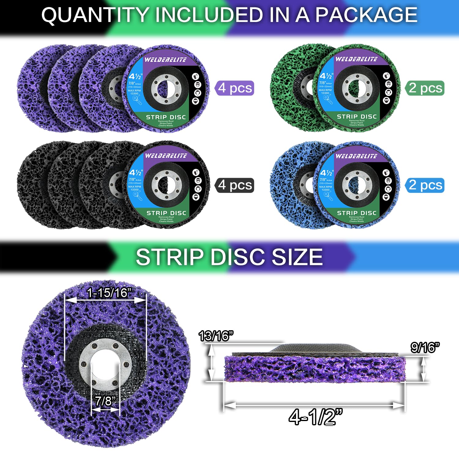Confezione da 12 Dischi Abrasivi Lamellari Svernicianti per Smerigliatrice Angolare, 11,4 x 2,2 cm, Ruote per Rimozione di Ruggine, Vernice e Ossido per Metallo e Legno