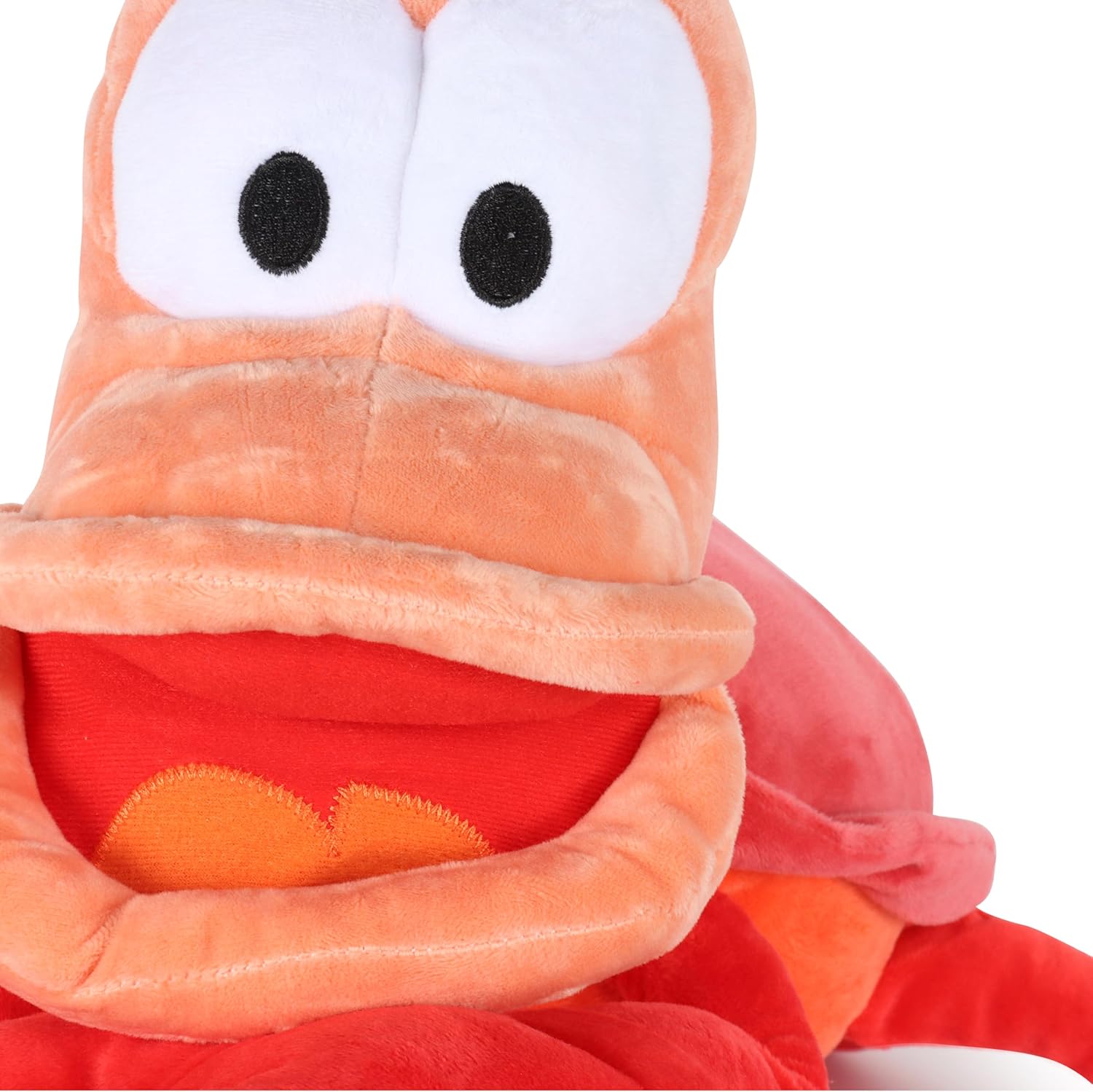 Jay Franco Disney Plush Pillow Buddy - Soft Plushie Stuffed Pillow 19 Inches, Red - Sebastian
