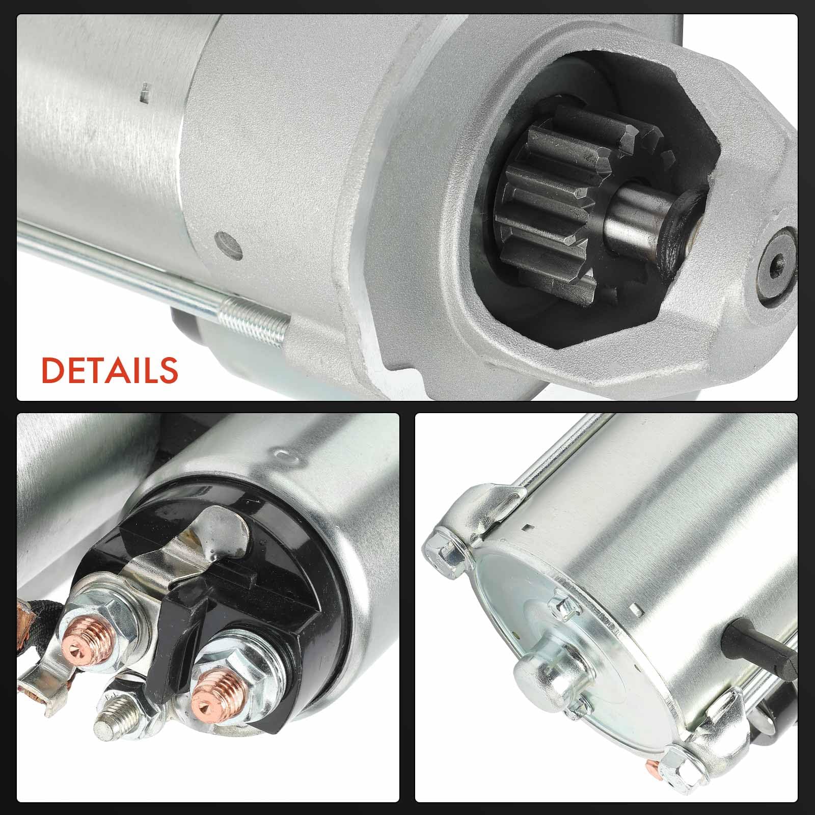 Frankberg Motor de arranque 14 kW 12 V 12 dientes 2S6U-11000-EB | Compatible con: Furgoneta Fiesta V, Tourneo Courier B460 MPV, Fiesta V JD JH, Fiesta VI Van, B-Max JK, Fiesta VI CB1 CCN