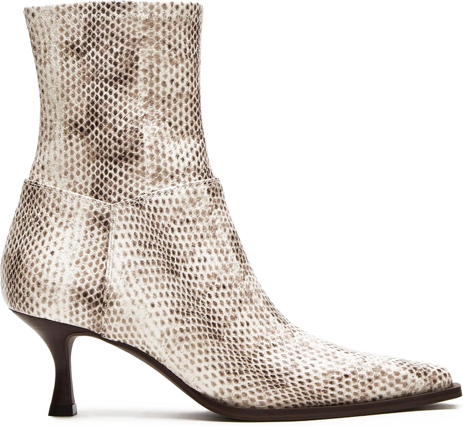 Ankle Boots for Women Kitten Heel Short Boots Pointed Toe Side Zipper Booties Classic Fall Winter Shoes