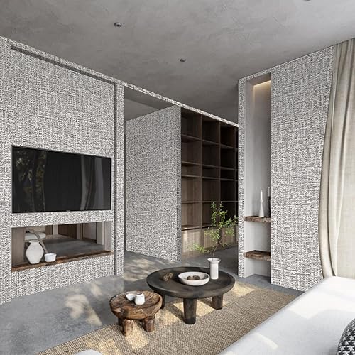 Miniatura 71 de Papel de contacto negro – Papel tapiz de 15.7 x 200 pulgadas, papel tapiz negro mate, papel adhesivo decorativo autoadhesivo y extraíble para Mate