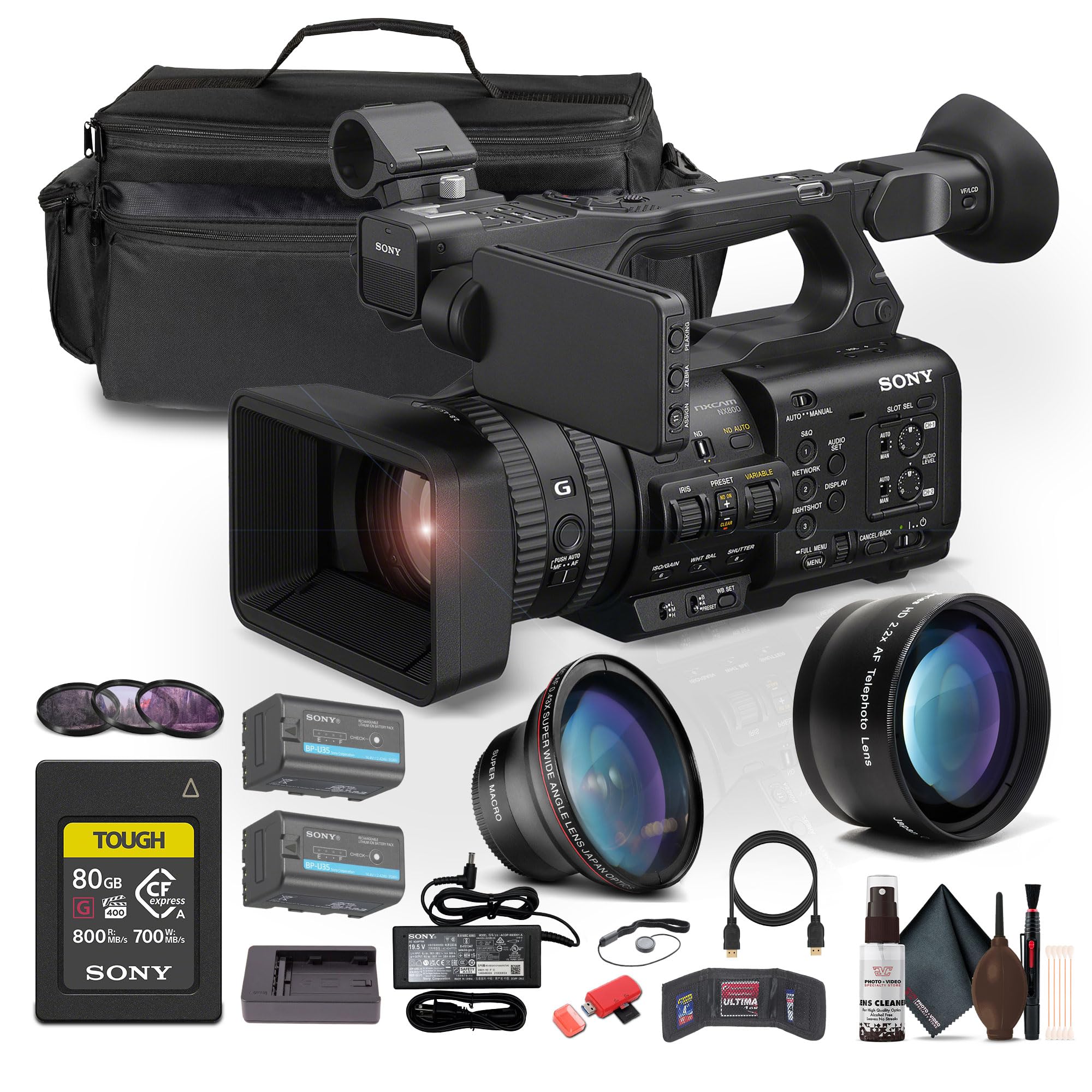 【動作ＯＫ】 SONY　Handycam　HDR-PJ800 Amazon.com : Sony HXR-NX800 4K HDR 1
