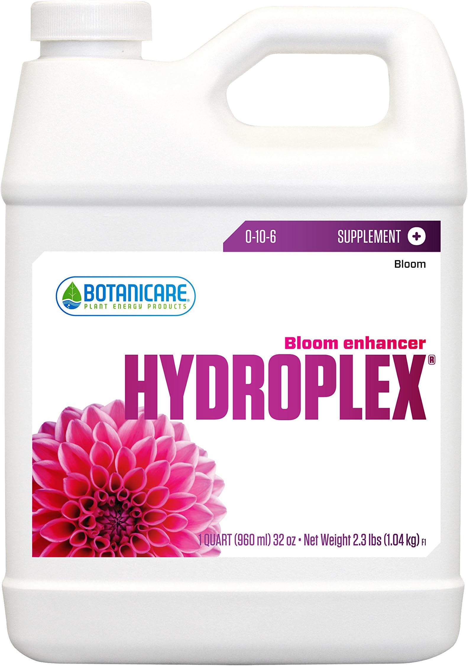 Hydroplex, Bloom Enhancer, 0-10-6, 1 qt.