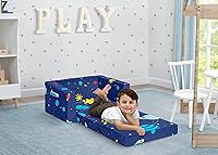 Vista 8 de Delta Children Cozee - Sofá convertible 2 en 1 de sofá a cama, cómodo sofá abierto y cama para niños