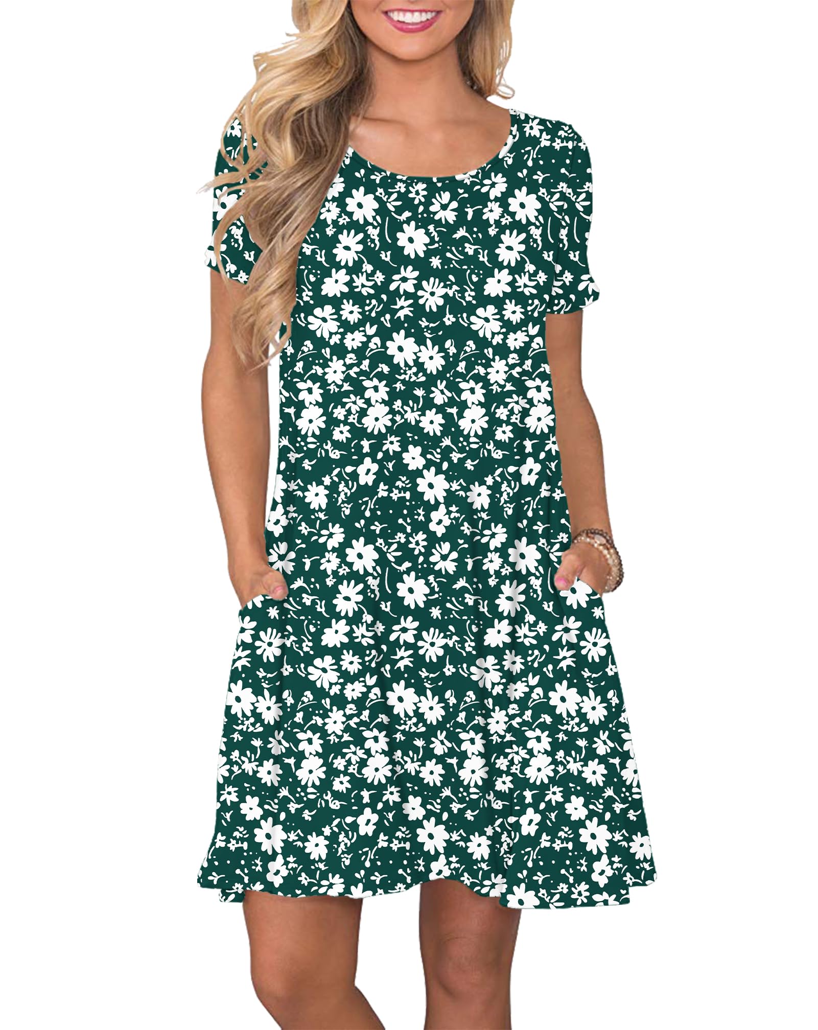 Robe d'été t-shirt pour rester fraîche sans complexe grâce à sa coupe ample et fluide