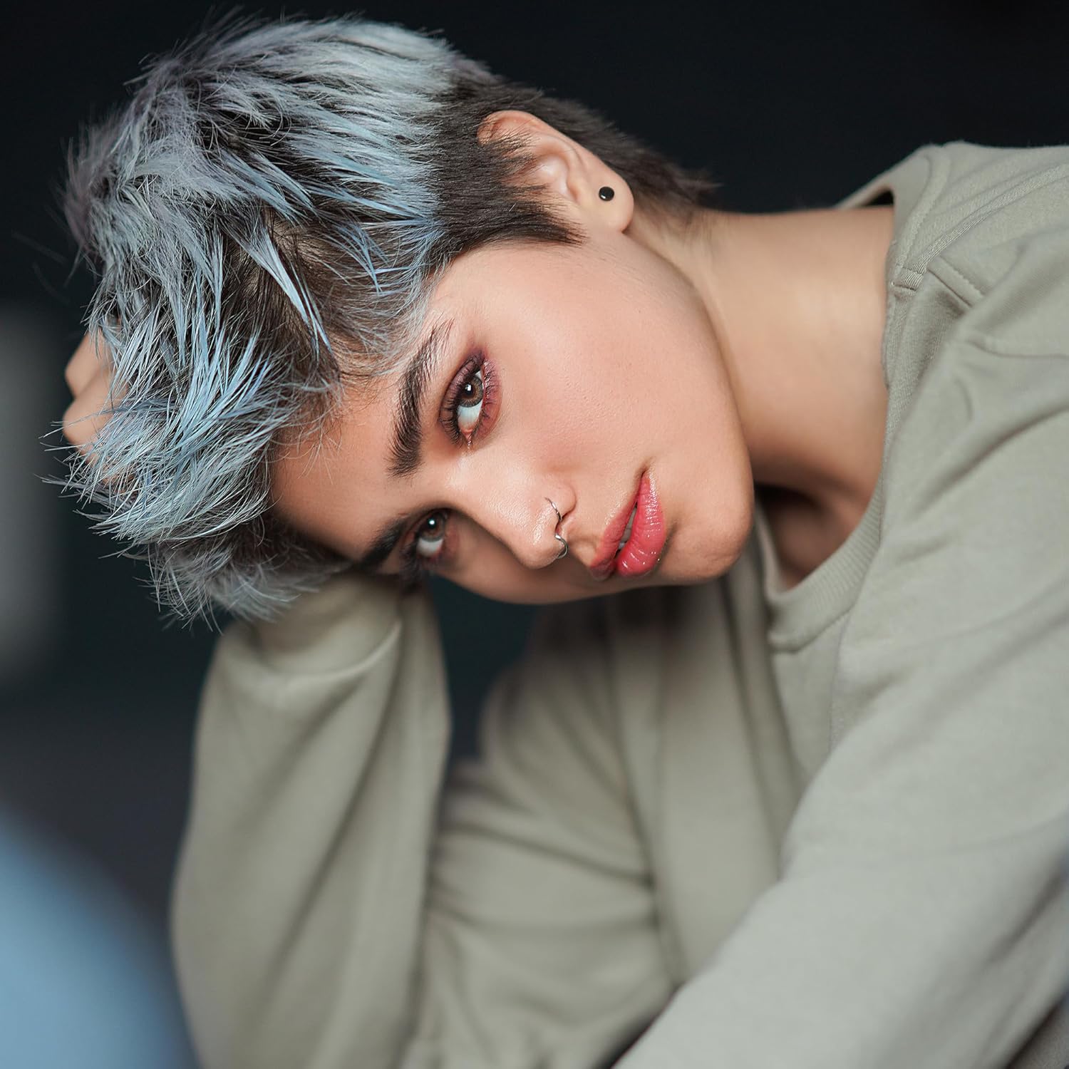 10Pcs 18G 20G Surgical Steel Nose Rings Hoops for Women Men Hinged Seamless Clicker Nose Hoops Cartilage Helix Tragus Daith Sleeper Earrings Hoop Hypoallergenic Nose Piercing 6/7/8/9/10MM - Image 5