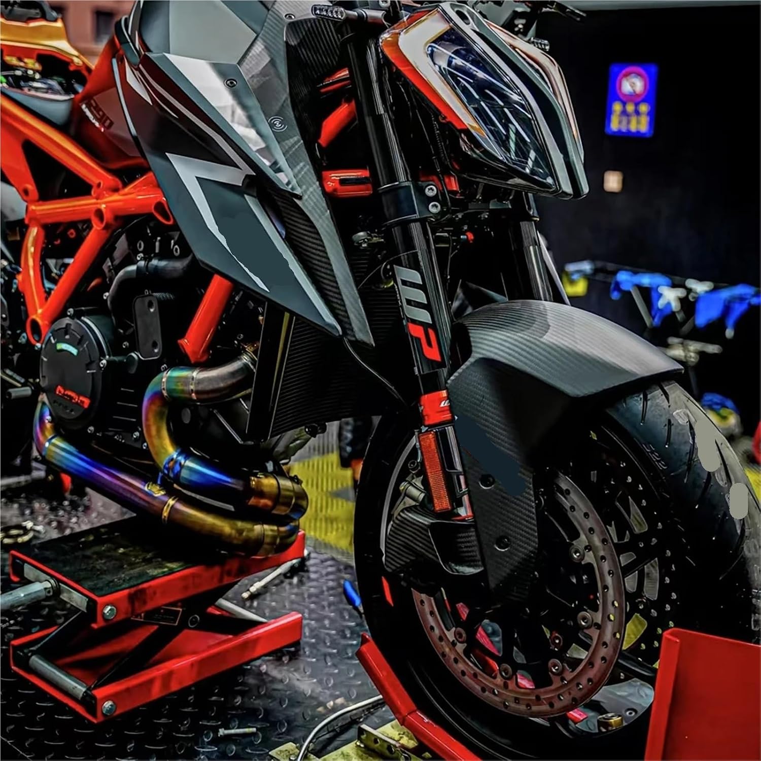 ブレーキキャリパー冷却 ブレーキキャリパーエアダクト KTM Super Duke