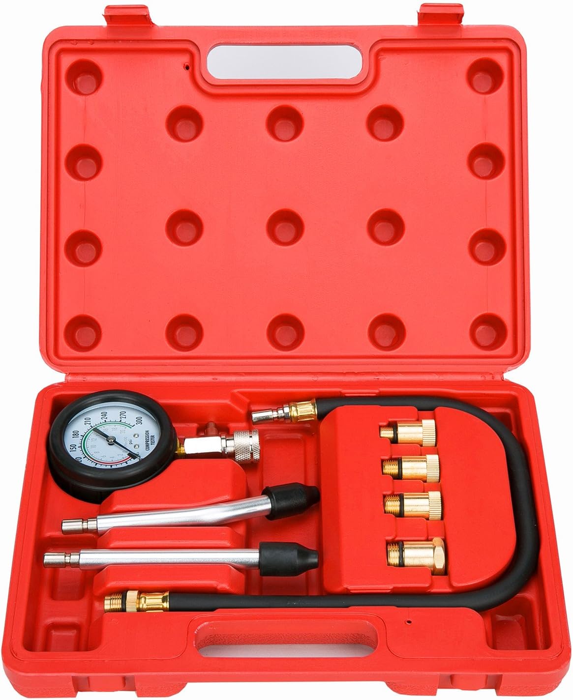 8MILELAKE Engine Compression Tester, 8pcs Cylinders