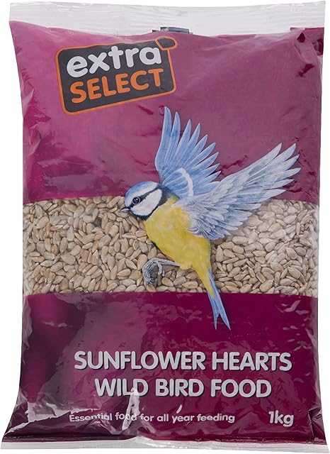 Extra Select Sunflower Hearts Wild Bird Food, 1 kg