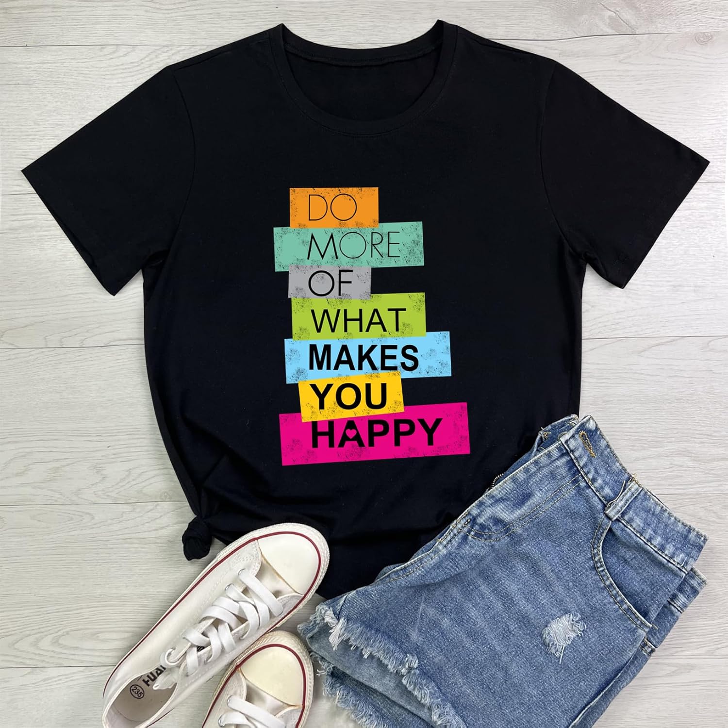 BLACKOO Women Graphic Soft Tshirts Cute Tees - Image 2