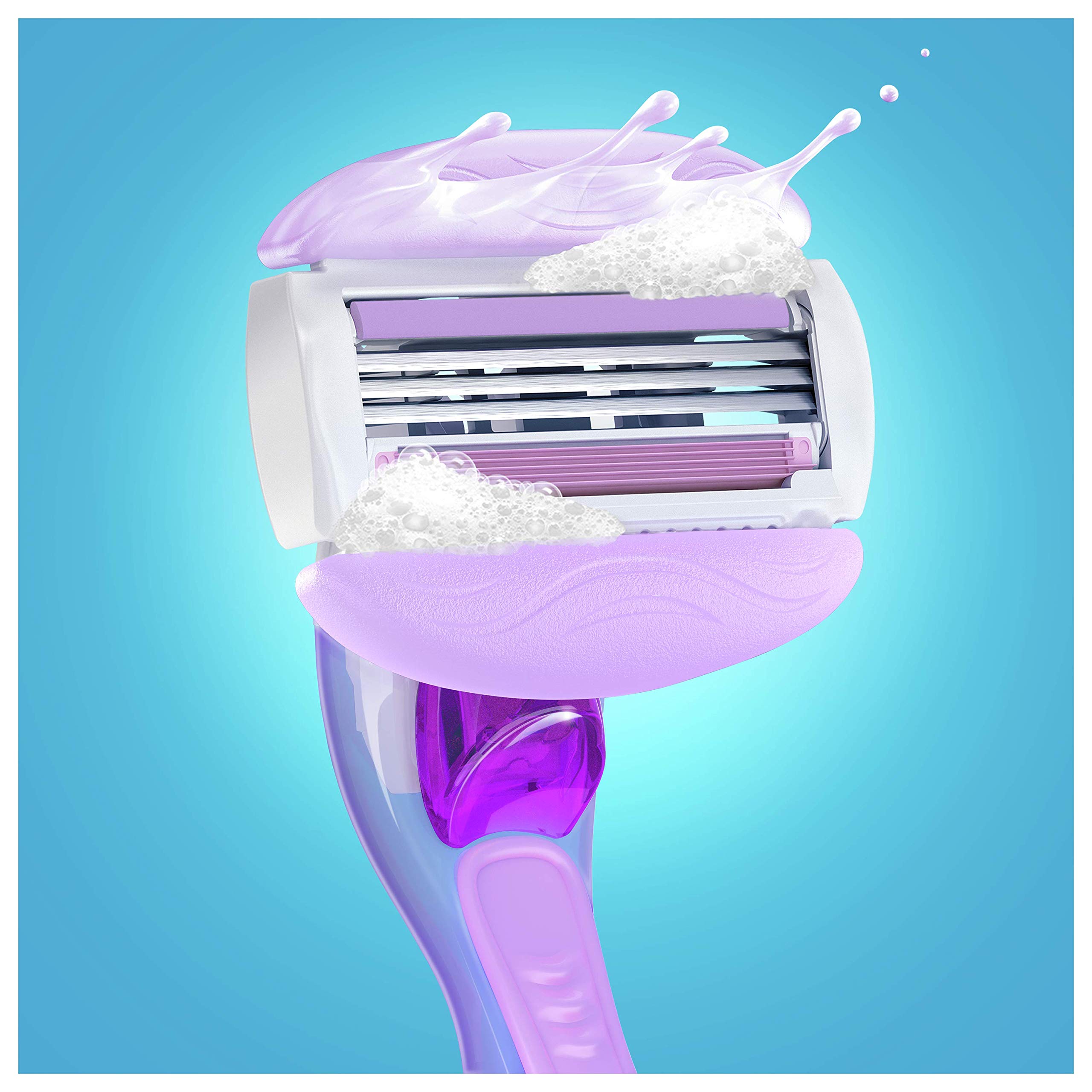 Gillette Venus Breeze Ostrza Do Golenia (8 Sztuk), 3 Ostrza I Wygodnie Zintegrowany Żel Do Golenia