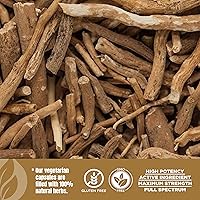 Vista 6 de Herbsforever Extracto de Ashwagandha-Extra Strength (8: 1), Equiv.to4750mg Polvo de raíz por porción-Anti estrés, sueño, energía, equilibrio