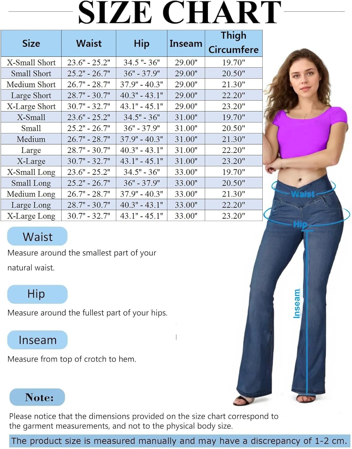 BlueRose Flare Jean Leggings for Women - Image 5